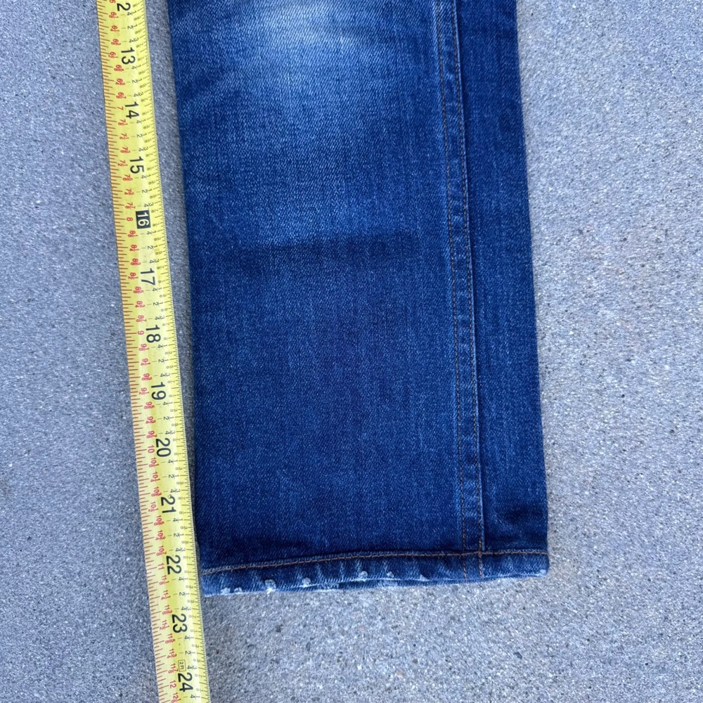 Point Sur Denim California Women High Rise Button Fly Patch Pocket Jeans 25 - Picture 5 of 12